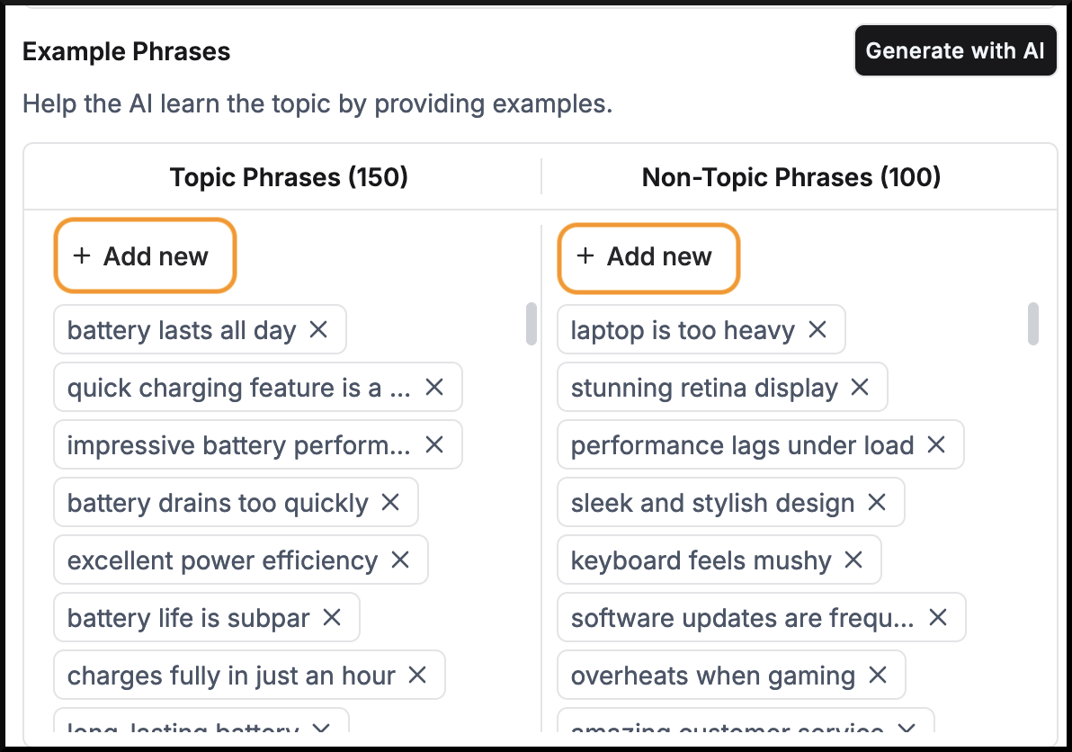 example-phrases