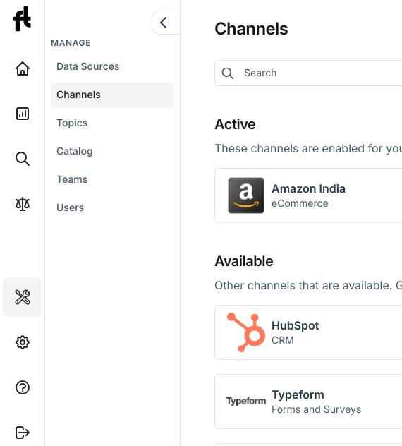 Channels-Menu