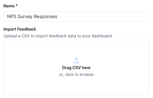 CSV Upload